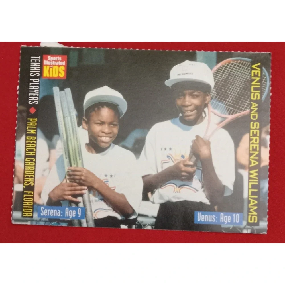 Serena & Venus Williams 2000 Sports Illustrated For Kids Tennis #877 BEAUTY !